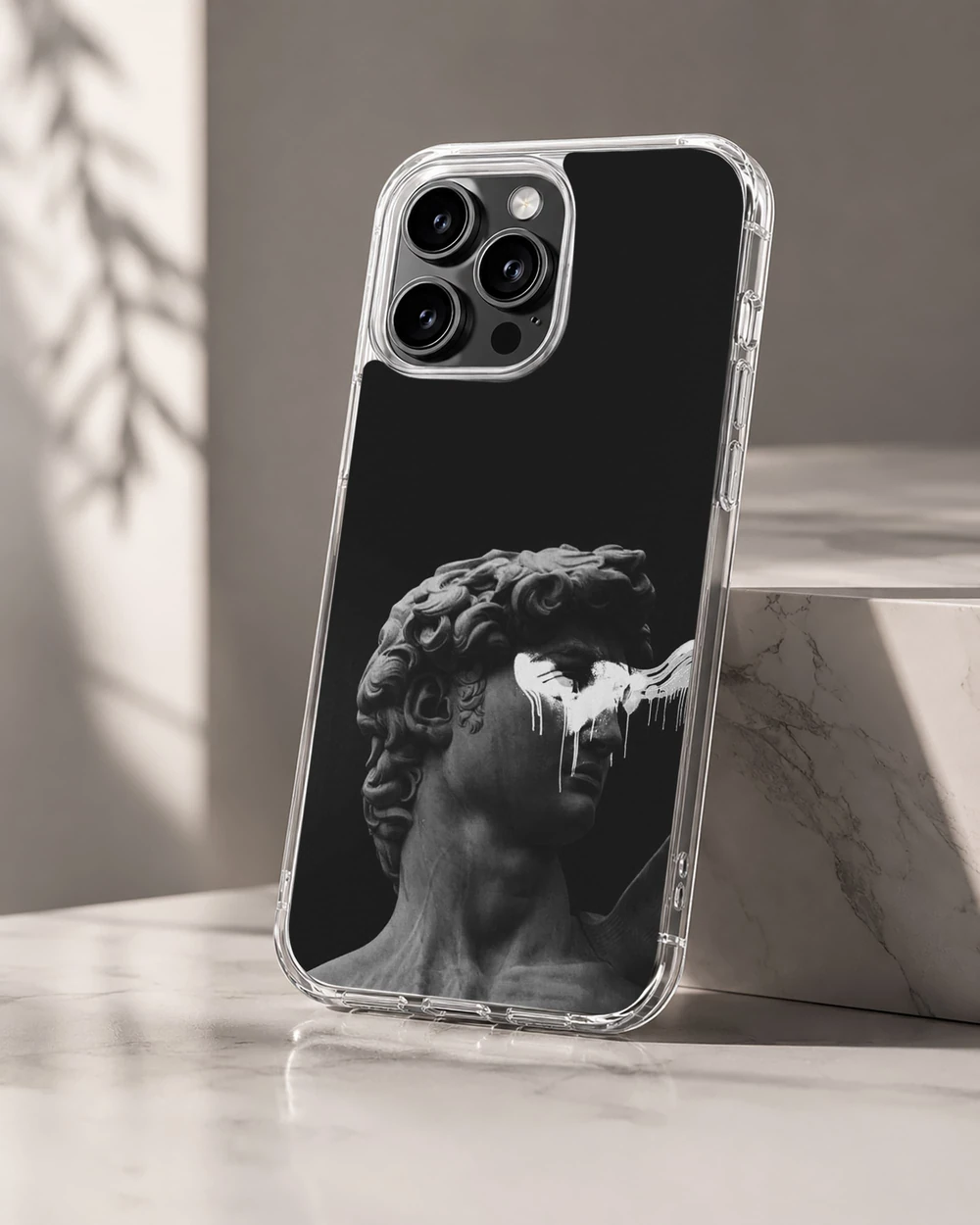 Aesthetic Abstract Art phone case for iPhone 16 Pro featuring a sculpture design.